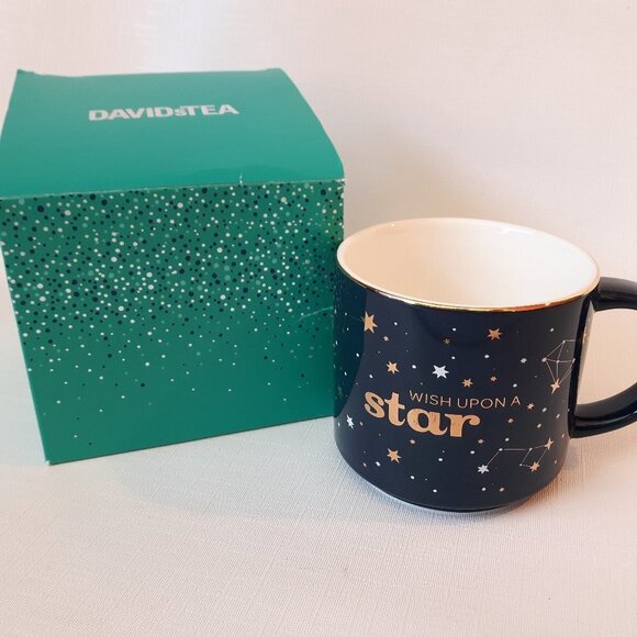 Davids Tea Wish Upon a Star Mug Constellations NIB - Picture 1 of 4